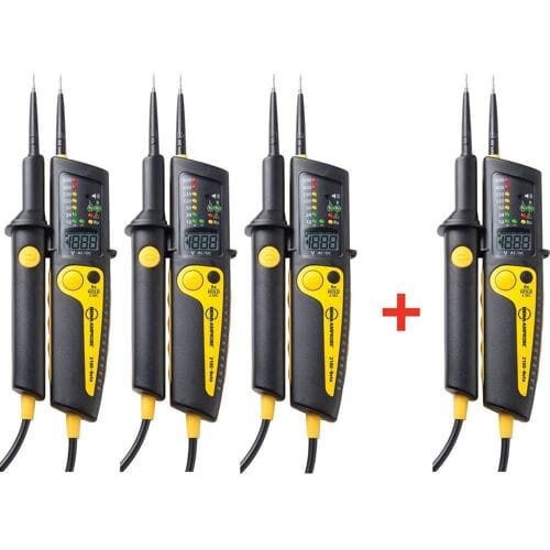 Beha Amprobe 2100-BETA BUNDLE Tweepolige spanningstester CAT III 1000 V, CAT IV 600 V LCD, LED, Vibratie, Akoestisch