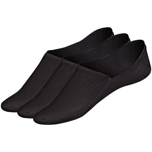 ESMARA 3 paar sneakersokken (High-Cut, Zwart, 43-46)