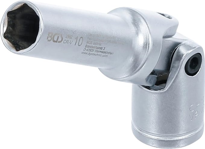 BGS Cardan bougiedop zeskant 3/8 10 mm