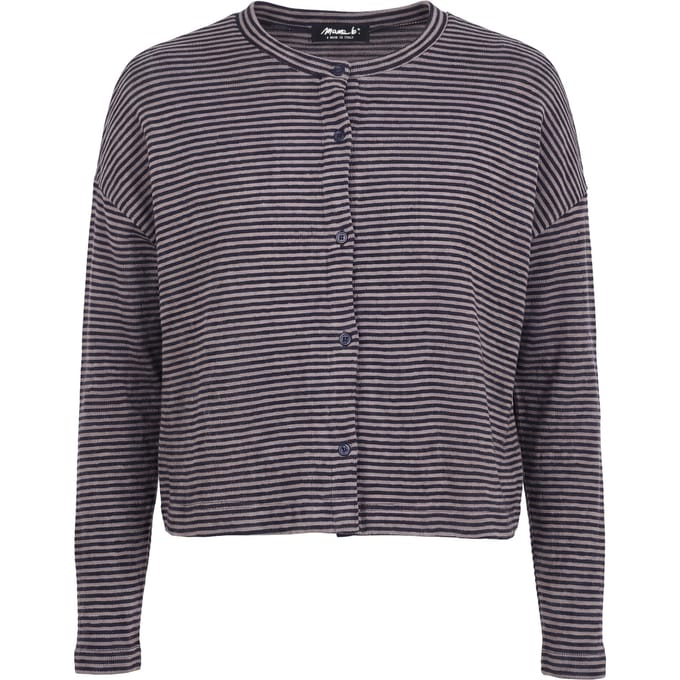 Mama B - Cardigan - 480023 - Tortora/Blu