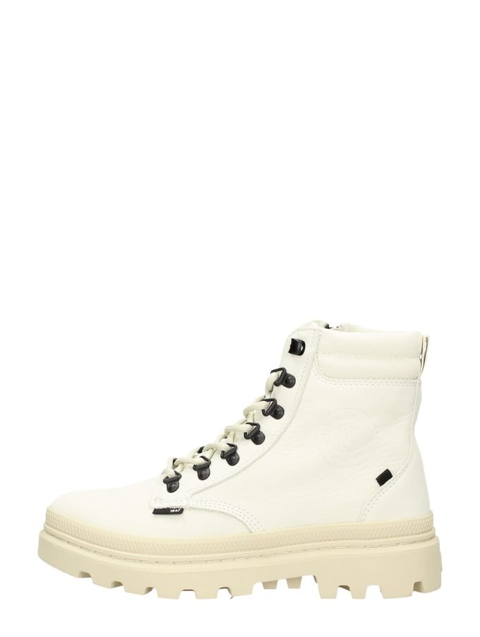 Palladium Pallatrooper Veterschoenen Hoog - gebroken wit - Maat 36