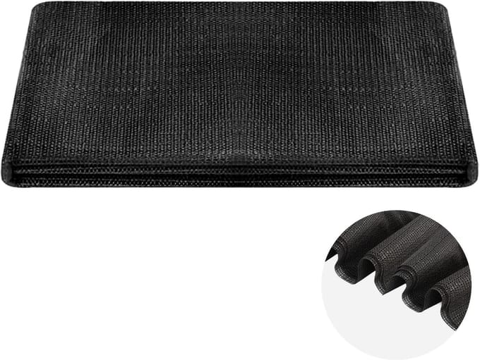 Famanu - Pvc antislipmat 300x200cm, zwart, multifunctionele snijbare onderlaag
