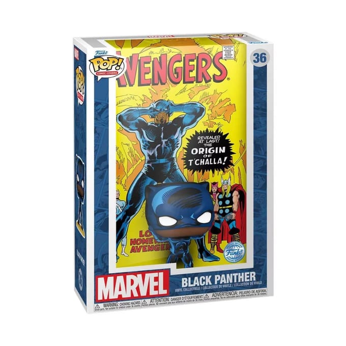Funko Pop #36 Funko POP! Comic Cover: Black Panther Avengers Exclusive