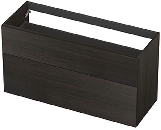 INK - Onderkast 2L A-sym Decor Tbv Grepen - 1200x450x650 Mm - Intens Eiken