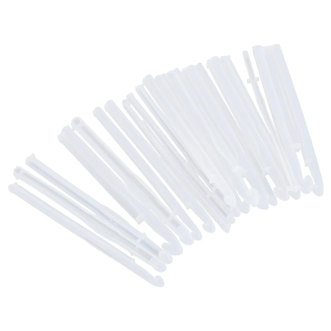 20 Pièces Moule Époxy Cristal DIY Outils Tricot Pulls Fabrication Moules Silicone Artisanat white