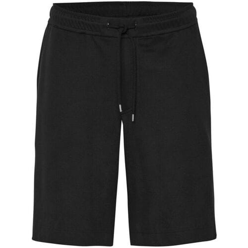 Desoto Bermuda Uni Color Drawstring Short Zwart / male