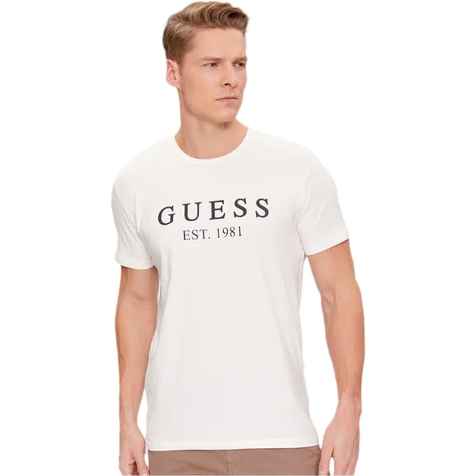 Guess T-shirt voor heren, opgericht in 1981.