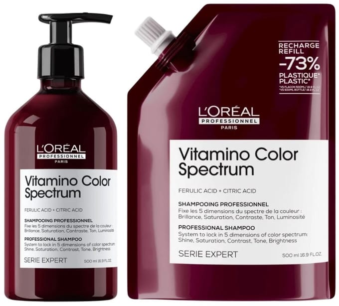 L'Oréal Professionnel - Vitamino Color Spectrum Shampoo Refill Set - 2x500ml