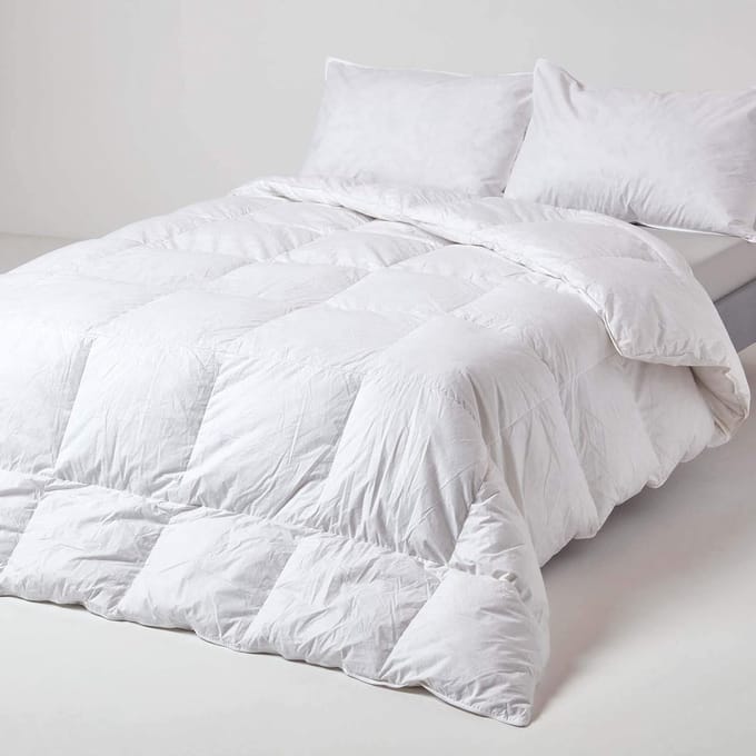 Homescapes Donzen Winterdekbed 150x200 cm – Eendendons & Veren – Warmteklasse 1 – OEKO-TEX® & RDS Gecertificeerd