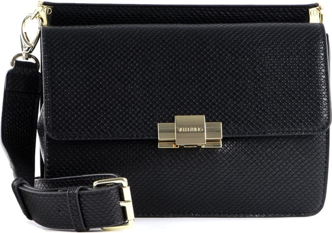 VALENTINO Schoudertas Handtas Rosalie Satchel Nero Zwart