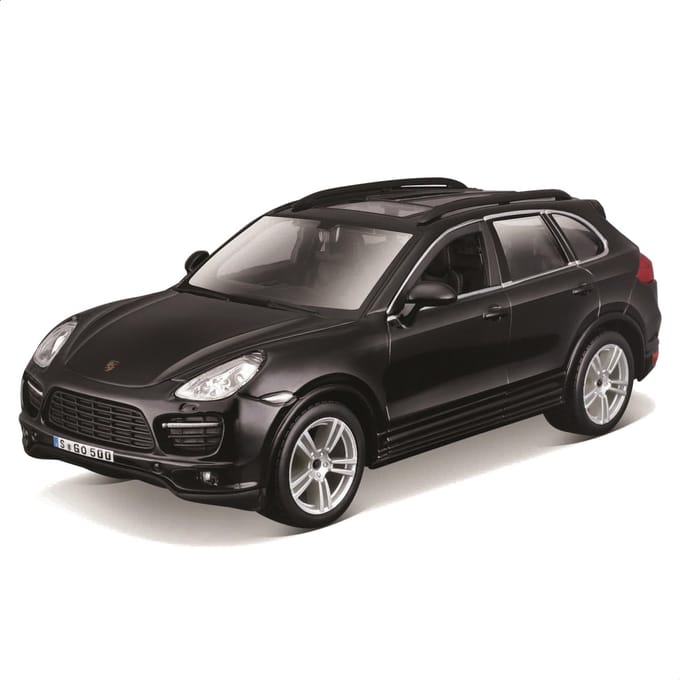 Porsche Cayenne Turbo zwart 1:24 Bburago 21056