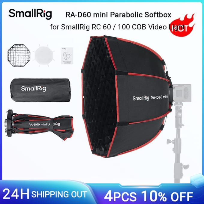 SmallRig 4682 Mini Parabolic Softbox RA-D60