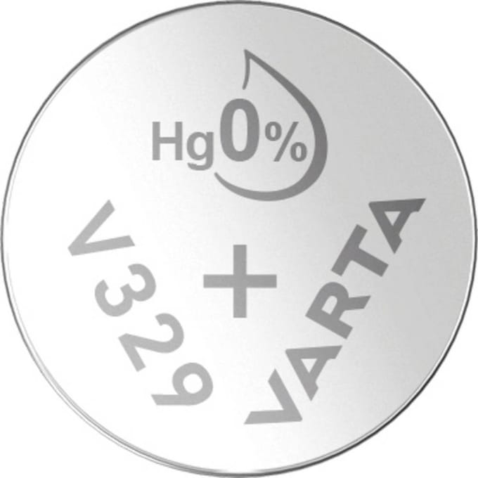 Varta Zilveroxide V329 Knoopcelbatterij – 1.55V – 37mAh – BP1
