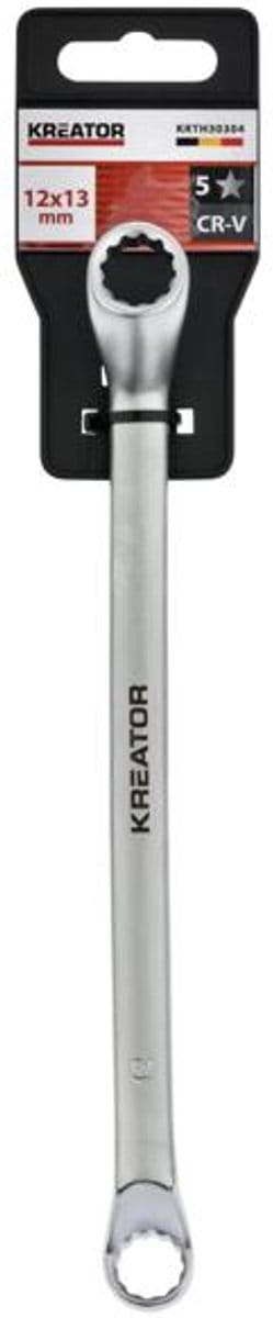 Kreator - Hand tools - KRTH30304 - Dubbele ringsleutel - 165mm, 12x13mm