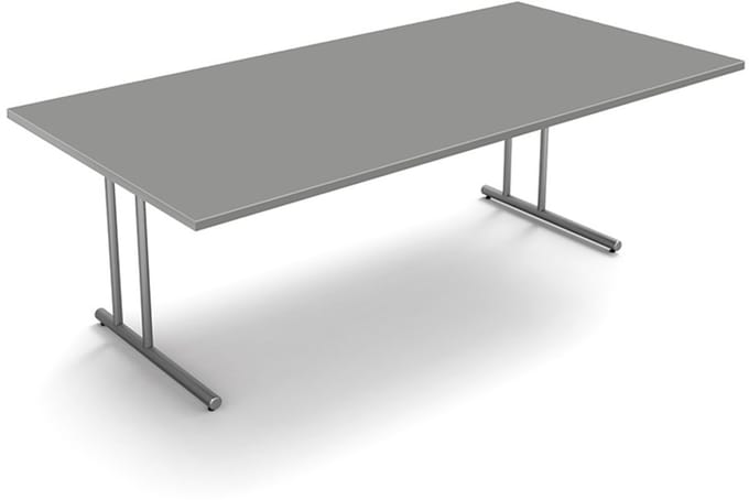 Bureau Profi grijs 200cm
