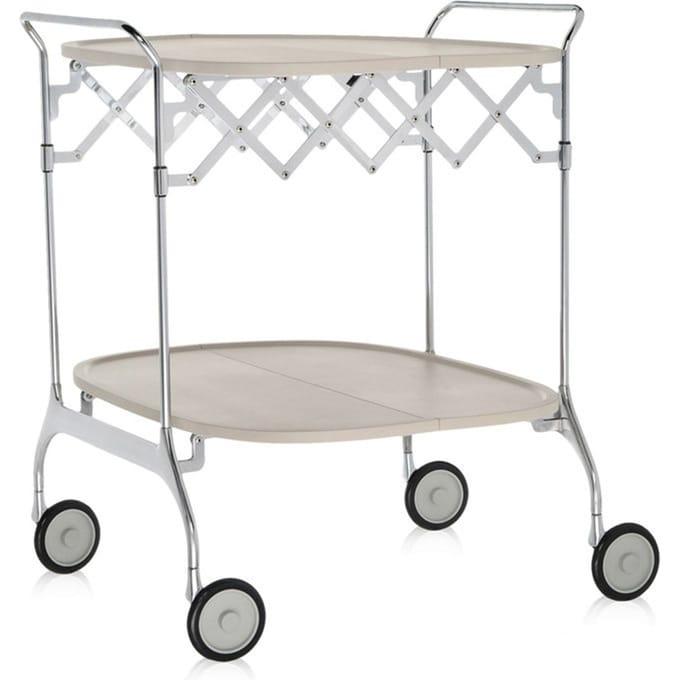 Kartell - Gastone trolley - crème - geel