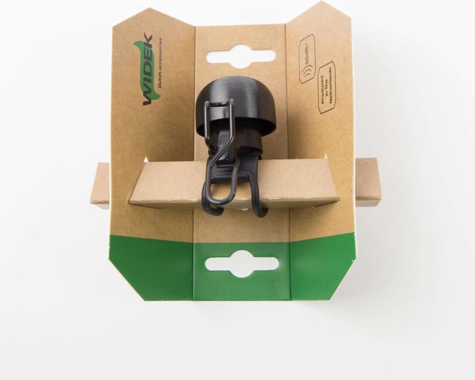 Widek bel Paperclip mini XXL nz PVD all black op kaart