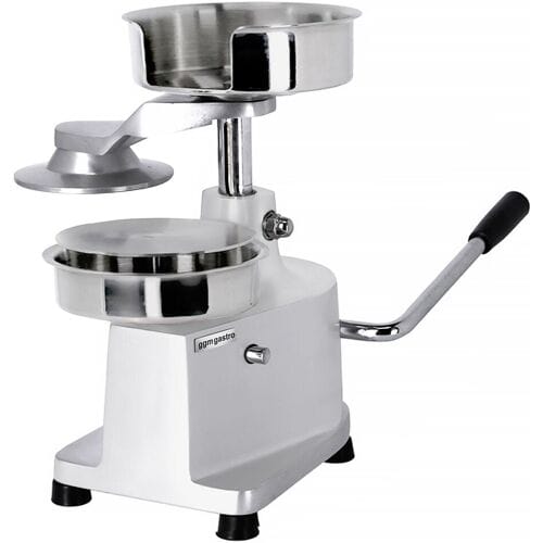 GGM Gastro Manuelle Hamburgermaschine - Ø 150 mm - Silber Zilver