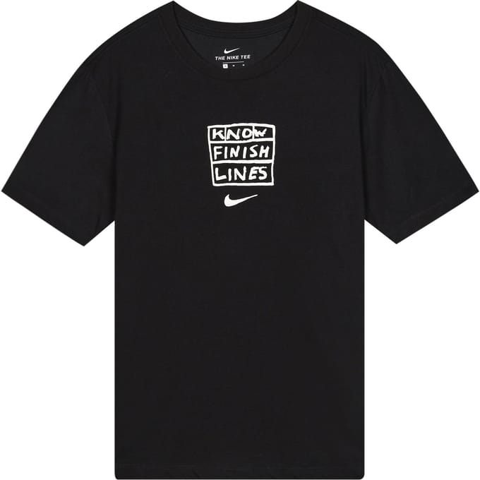 T-shirts Nike Homme Col Rond Coupe Droite Modérée AO0630-010 L gray
