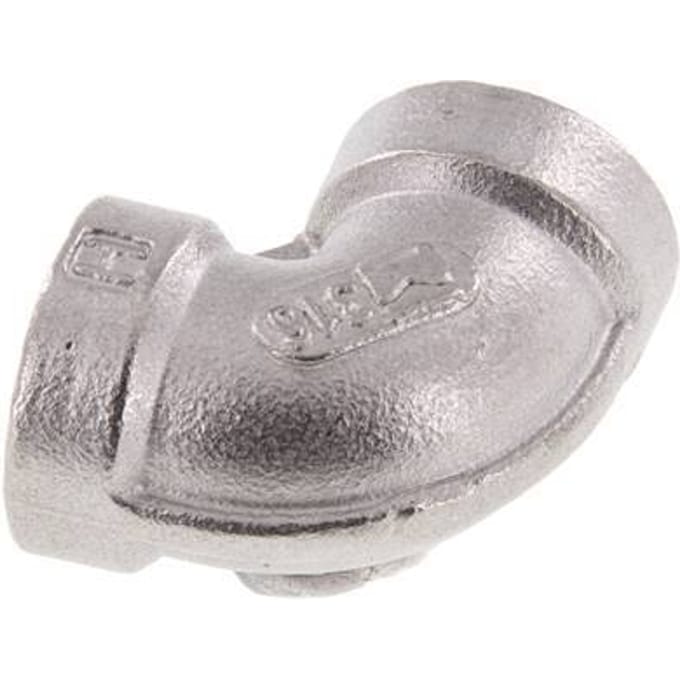 1/4'' NPT RVS L-Fitting 90graden 16 Bar [2 Stuks]