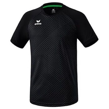 Erima Madrid Shirt Korte Mouw Heren - Zwart | Maat: M
