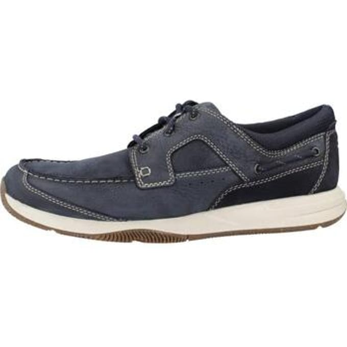Clarks Sailview Lace leren bootschoenen