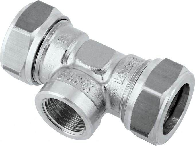 BONFIX 82647 T-stuk 22 x 3/4"bi. x 22 vertind