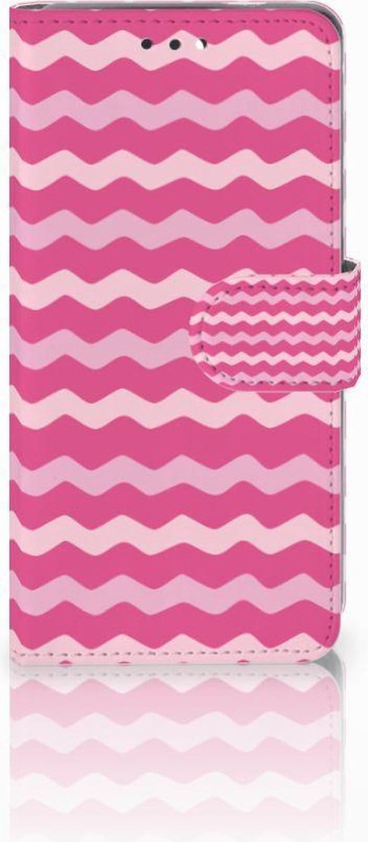 Nokia 3.1 (2018) Telefoon Hoesje Waves Pink
