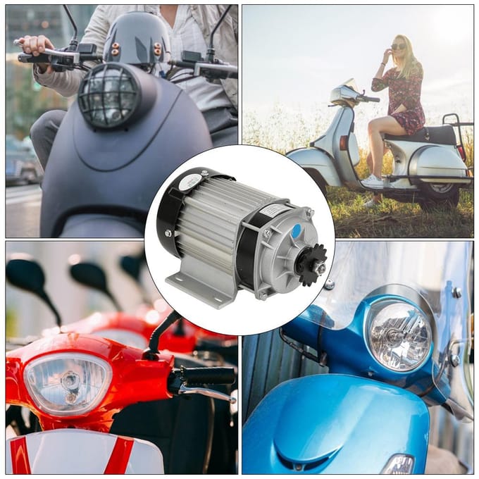 48V 650W Metalen Borstelloze Middenmotor Accessoire voor Middelzware & Zware Driewielers Passagier black