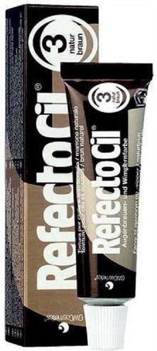 Refectocil  Wimper & Wenkbrauw Verf Natuur Bruin 15 gr (nr 3) set van 2 stuks