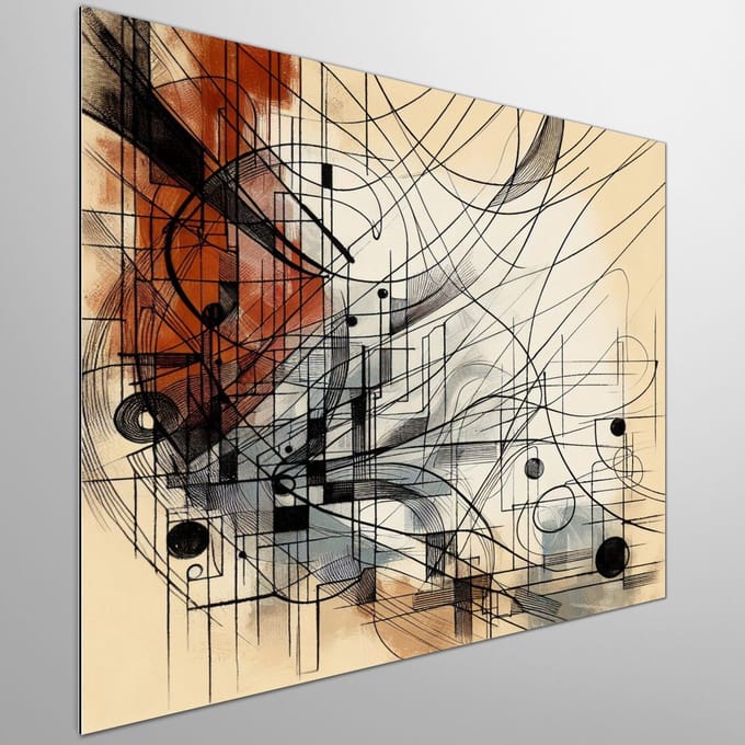 Kunstprint | Wanddecoratie | Dibond | 30 × 30 cm