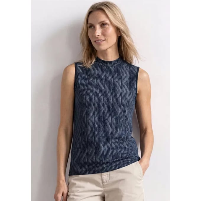 Top met col en print