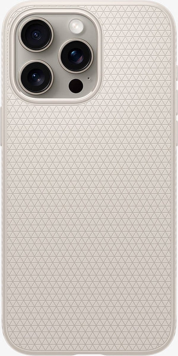 Spigen Liquid Air - natural titanium - iPhone 15 Pro