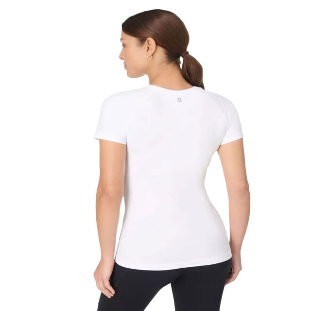 Sweaty Betty Athlete Seamless Workout T-shirt WIT - Maat M