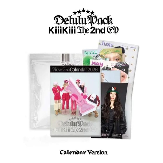 KiiiKiii - [DELULU PACK] 2e EP Album CALENDAR Versie