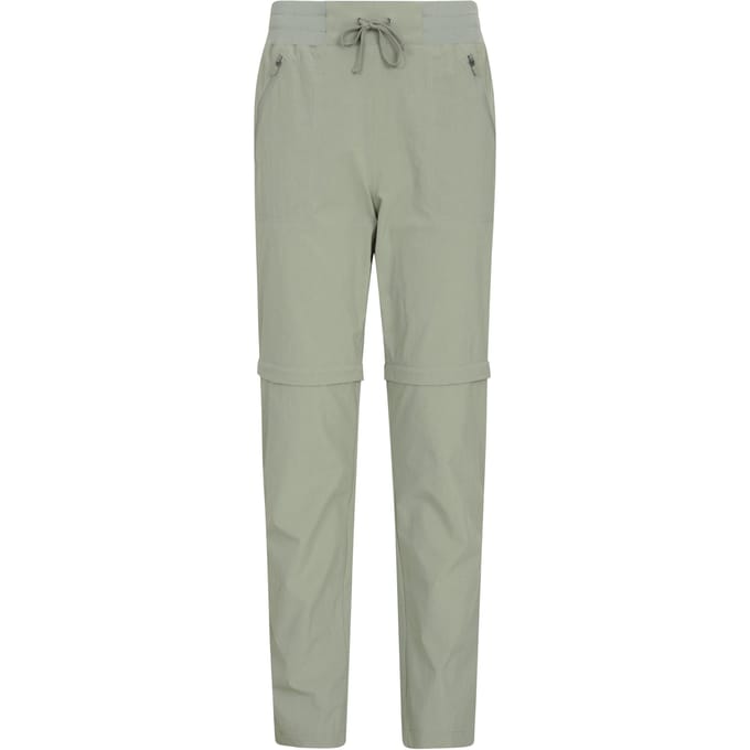 Mountain Warehouse Dames/Dames Explorer afritsbare wandelbroek (Kaki Groen)