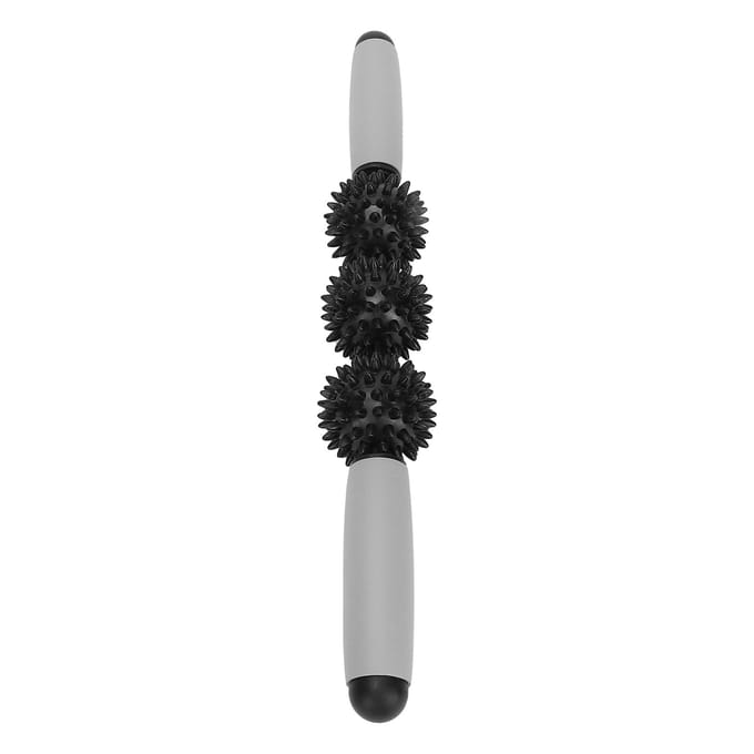 3 Ballen Spier Massage Roller Yoga Stok Lichaamsmassage Ontspanning Spier Roller StokZwart rozerode kleur