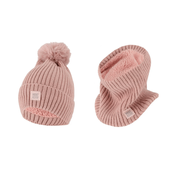 Thermo set Dames - Muts/Nekwarmer - Onesize - Roze