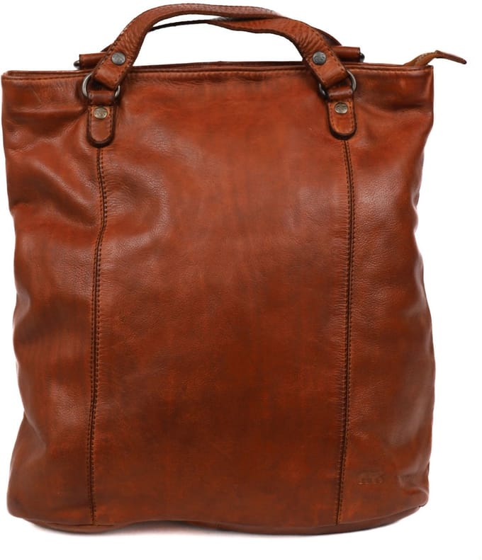 Bear Design Aafke Leren Schoudertas / Rugtas - Cognac