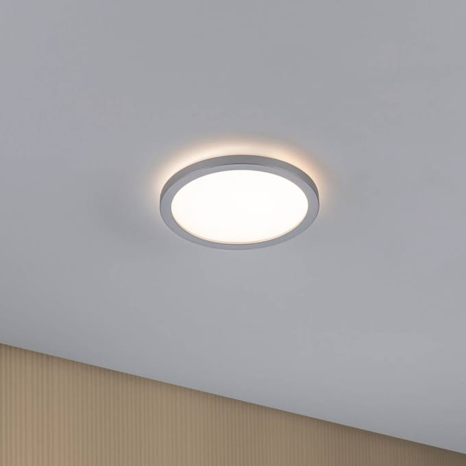 Paulmann 70990 P Atria Shine 11,2W 3000K 190mm ch mt Ks LED-plafondlamp LED LED vast ingebouwd 11.2 W Chroom (mat)