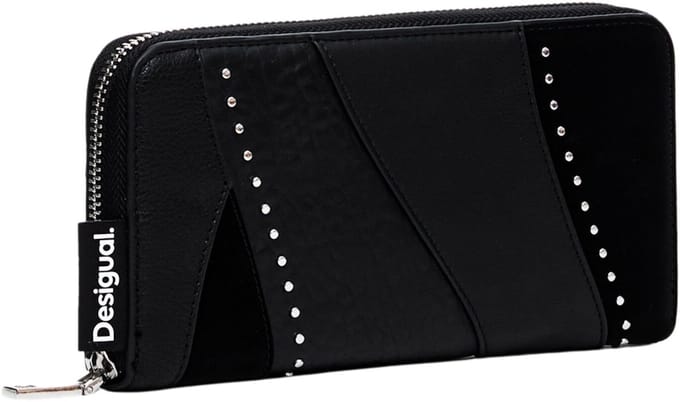 Desigual Kahlo Portemonnee 21 cm - Dames - Horizontaal - black