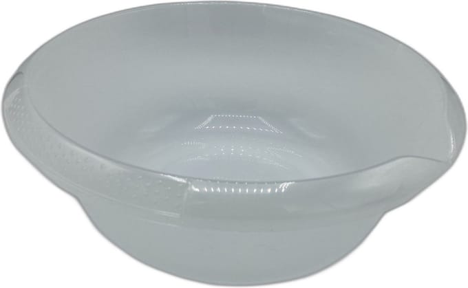 Beslagkom - Mengkom - met Schenktuit - 3 liter - Transparant - Plastic - Extra grip