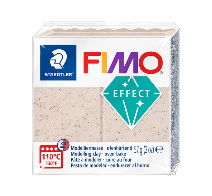 FIMO effect ovenhardende boetseerklei standaard blokje 57 g - botanical rose hip