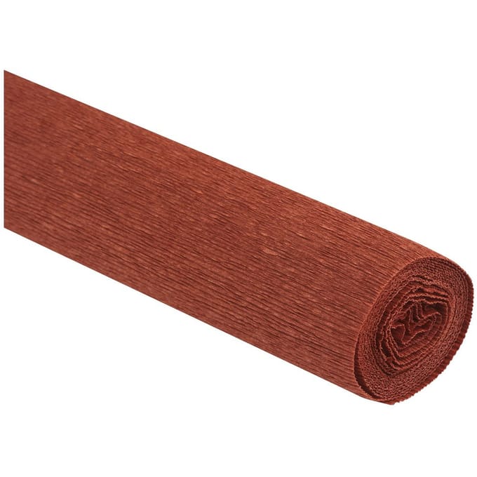 Bloemist crêpepapier, kleurecht - Bruin