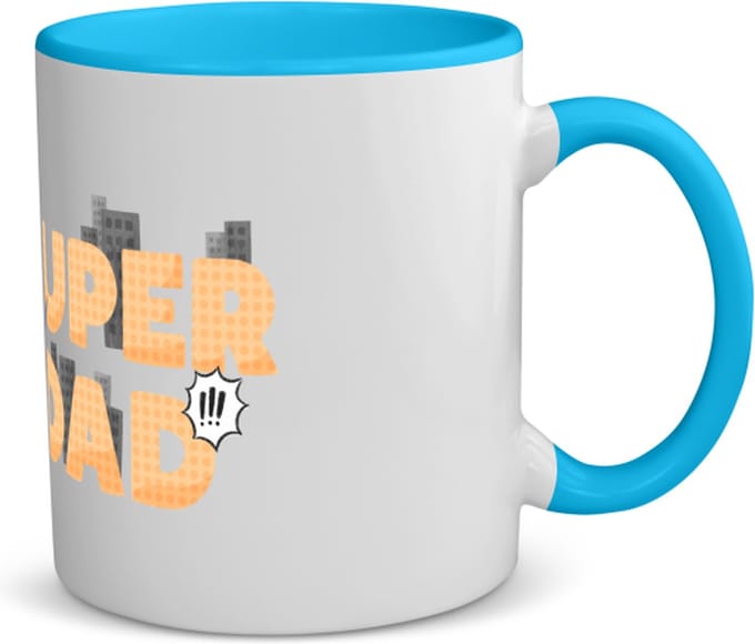 Akyol - super dad Spaarpot - Vader - papa - vaderdag - cadeau - verjaardag - kado - 350 ML inhoud