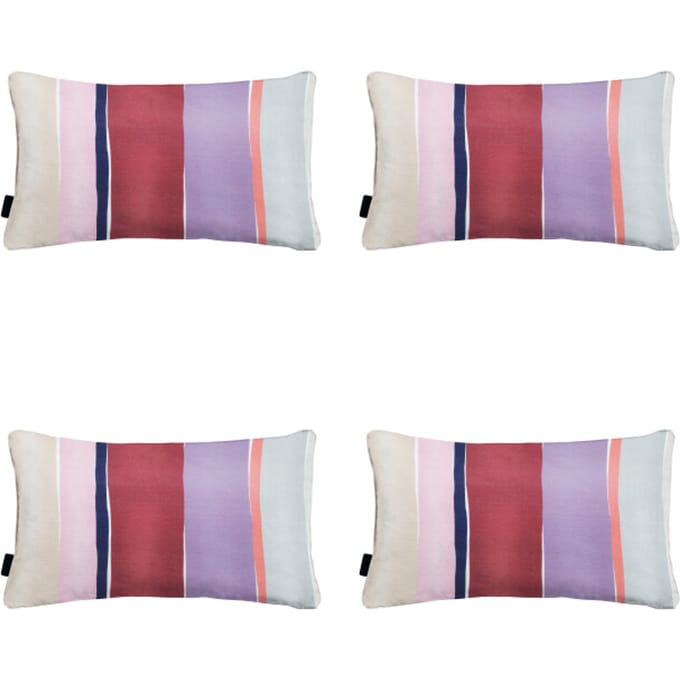 Madison - Sierkussen Nox - Mulitkleur - 30x50x10cm - Set van 4