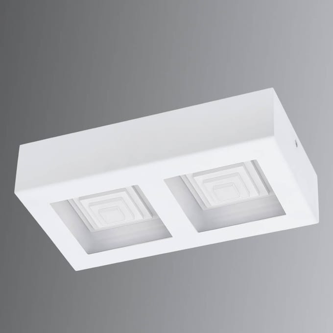 EGLO Ferreros Plafondlamp - LED - 25.5 cm - Wit