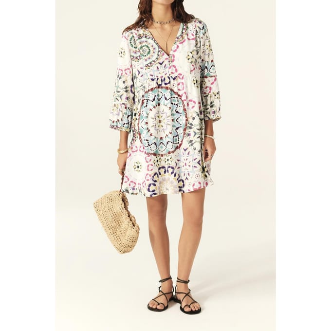 BA&SH Robe Lorenza Perle Size: L | Shirt Dresses Outlet | Dames |