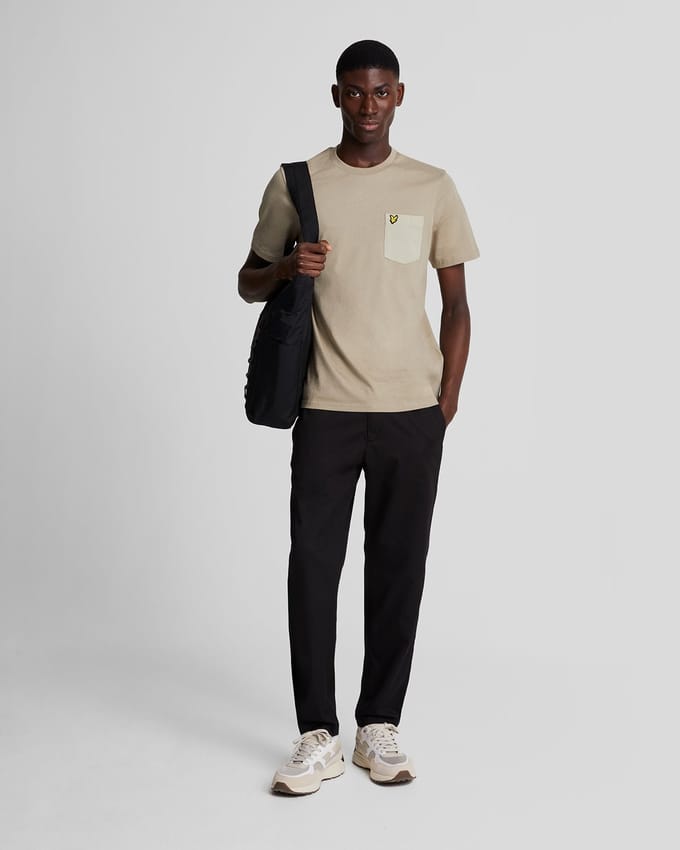 Lyle & Scott Tonal Pocket T-Shirt Groen