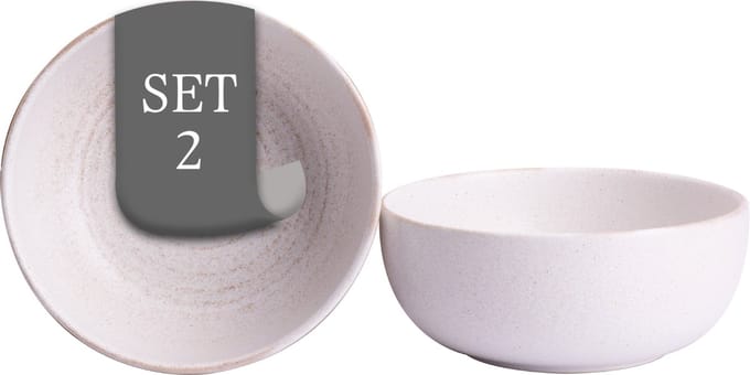 Costa Nova Vermont Schaal 15 cm Wit 2 stuks
